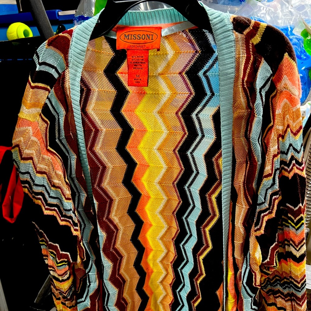 Missoni for target cardigan size M